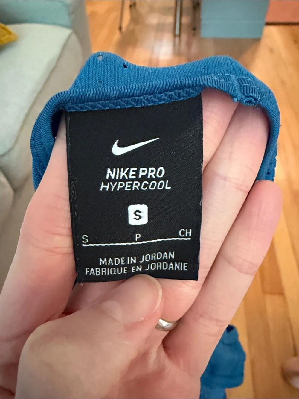 Nike Royal Blue Performance Tank with Swoosh